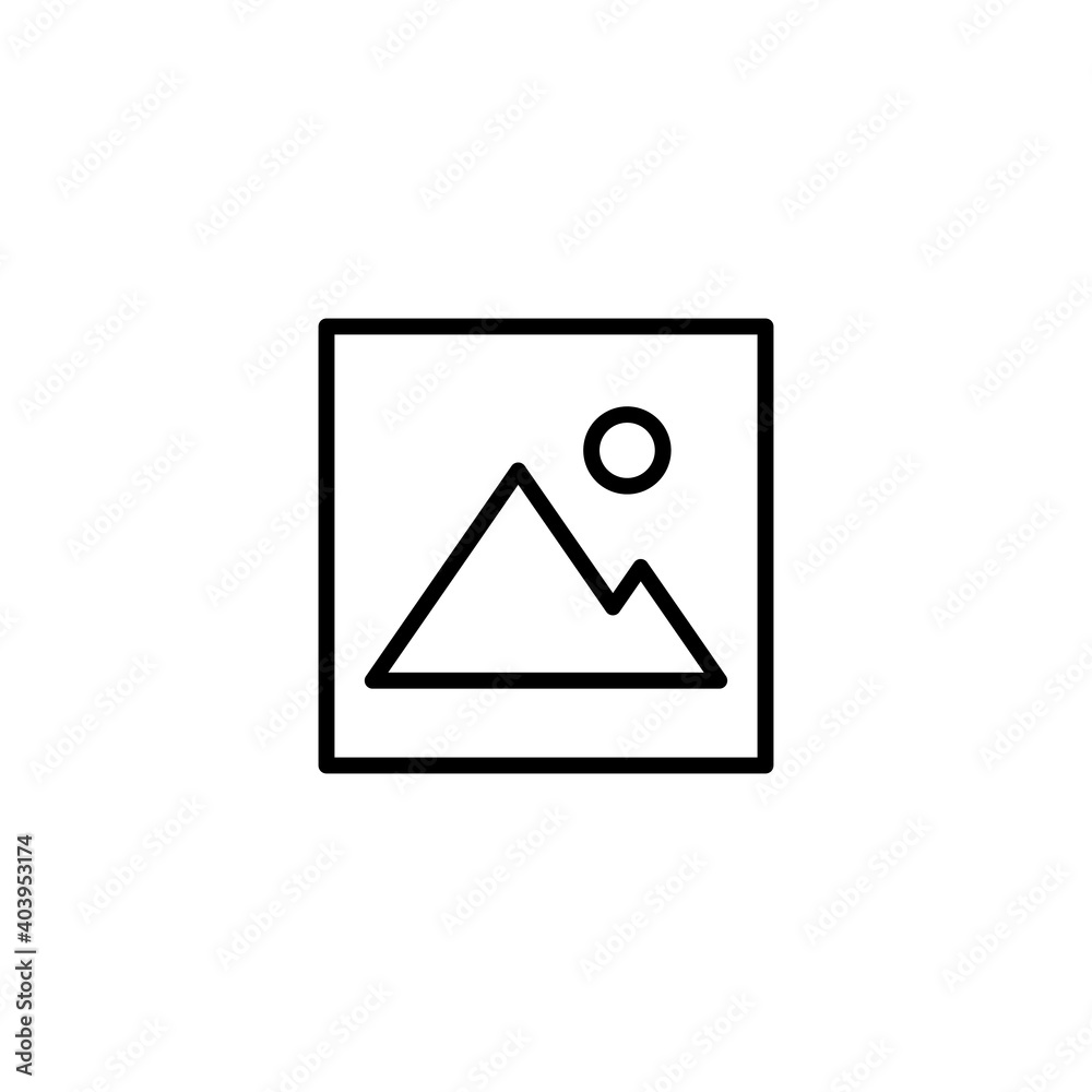 Picture icon vector. photo gallery icon symbol Picture icon vector. photo gallery icon symbol