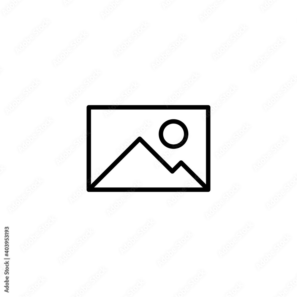 Picture icon vector. photo gallery icon symbol Picture icon vector. photo gallery icon symbol