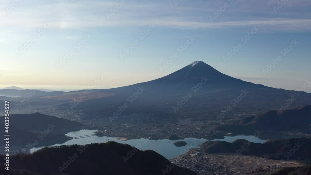 富士山 河口湖 ドローン空撮 新道峠 富士山 河口湖 ドローン空撮 新道峠