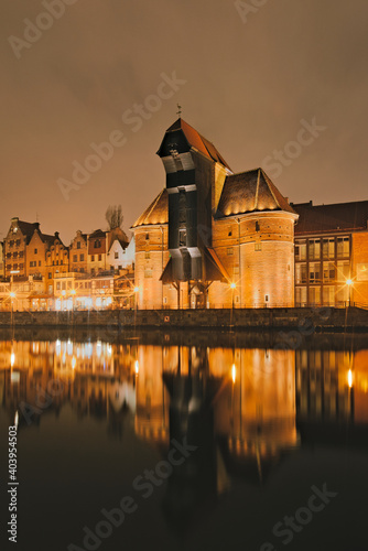 Crane Gate in the city of Gdańsk