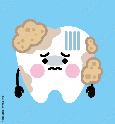 歯 キャラクター 食べカス