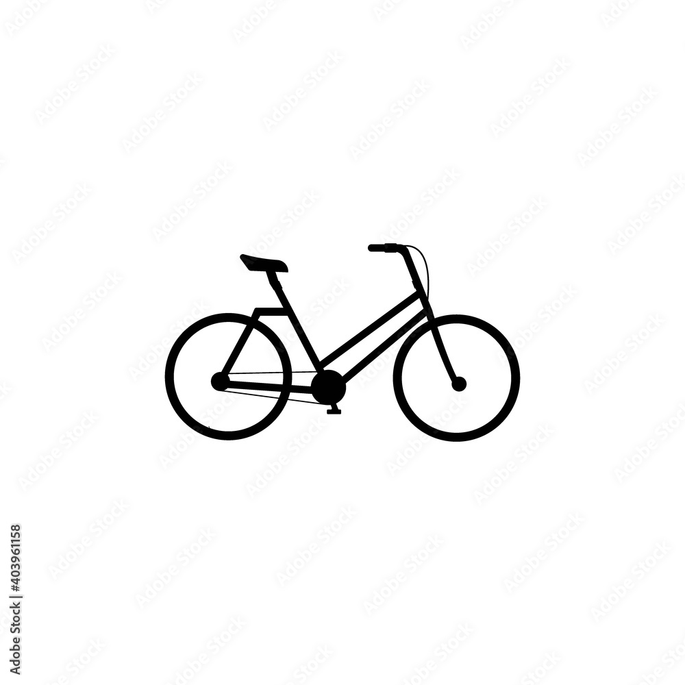 Obraz premium Bike icon logo, vector design