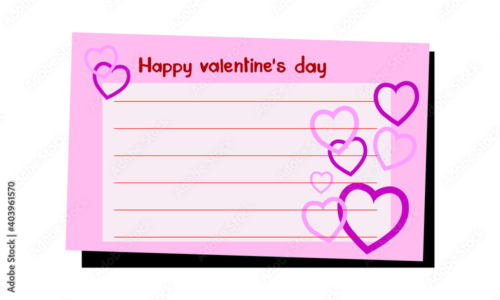 Happy Valentine's Day with love and hearts, Holiday greeting card, gift voucher, invitation design, love creative concept Vector illustration. Happy Valentine's Day with love and hearts, Holiday greeting card, gift voucher, invitation design, love creative concept Vector illustration.