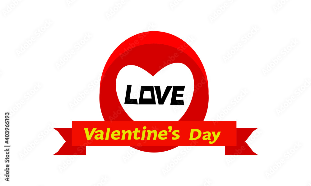 Happy Valentine's Day with love and hearts, Holiday greeting card, gift voucher, invitation design, love creative concept Vector illustration. Happy Valentine's Day with love and hearts, Holiday greeting card, gift voucher, invitation design, love creative concept Vector illustration.