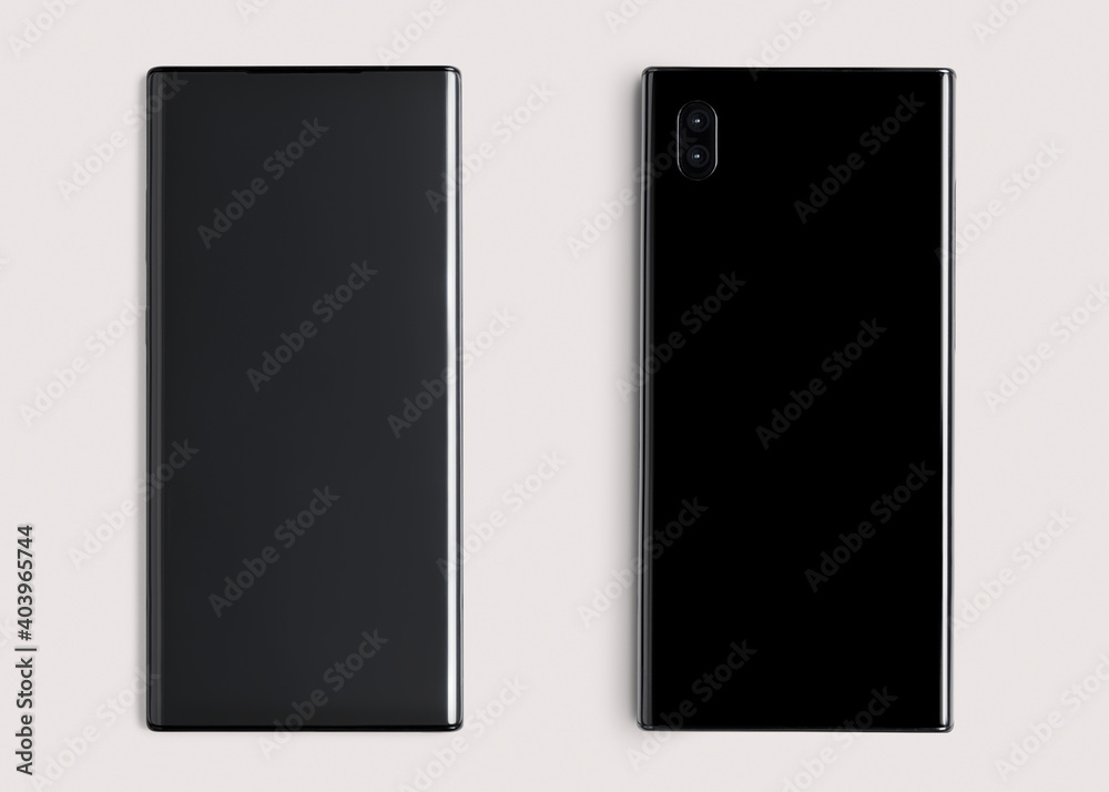 Mobile phone screen mockup digital device Mobile phone screen mockup digital device