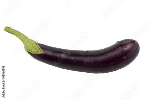 Wallpaper Mural Eggplant or aubergine isolated on white background with clipping path and full depth of field Torontodigital.ca