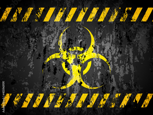 Biohazard sign background