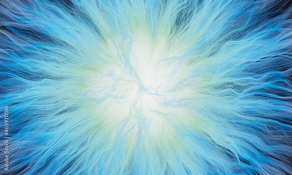 3D rendered abstract blue explosion flame 3D rendered abstract blue explosion flame