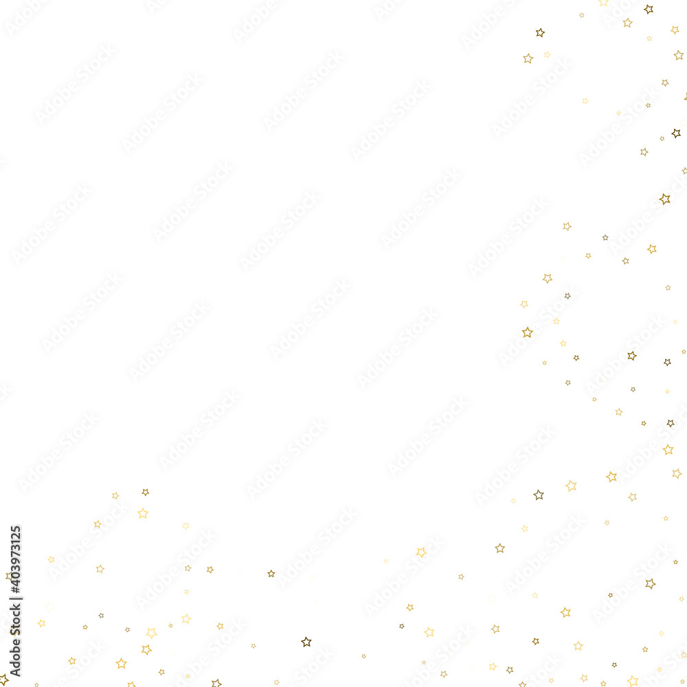 Gold Glitter Stars. Luxury Shiny Confetti. Gold Glitter Stars. Luxury Shiny Confetti.