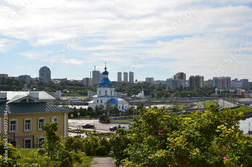 Amazing view to the Cheboksary city, Russia