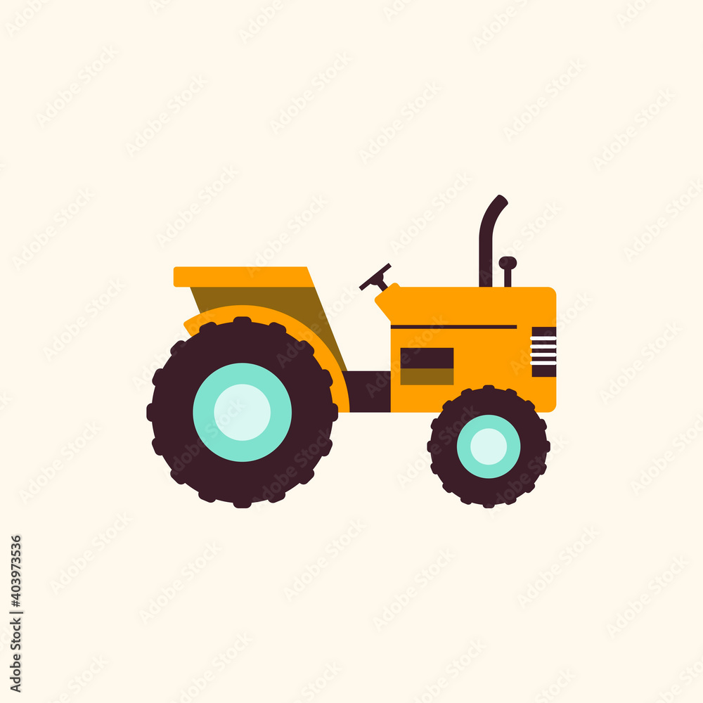 tractor isolated on white background tractor isolated on white background
