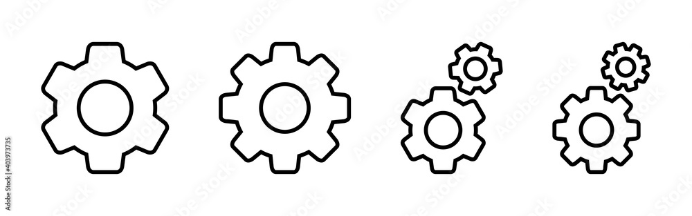 Setting Icon Vector. Cog Settings Icon Symbol Setting Icon Vector. Cog Settings Icon Symbol
