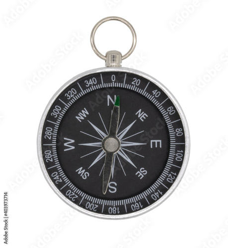 Compass isolated on white background with clipping path