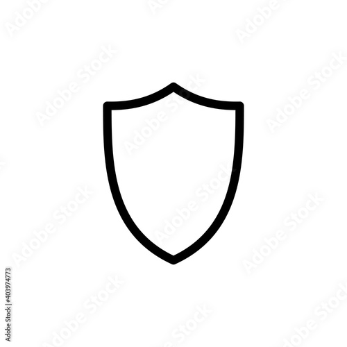 Shield icon vector. Protection icon vector. Security vector icon
