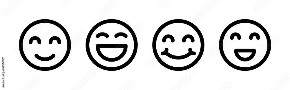 smile icon vector. smile emoticon icon. feedback smile icon vector. smile emoticon icon. feedback