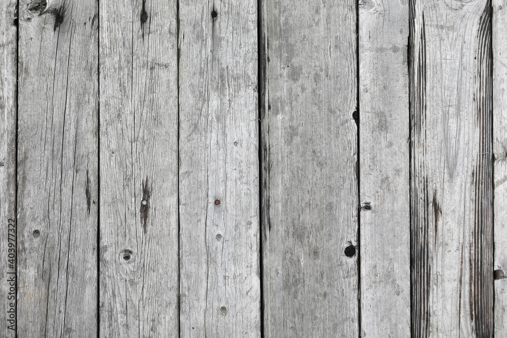 Fototapeta premium Old brown wooden board as background