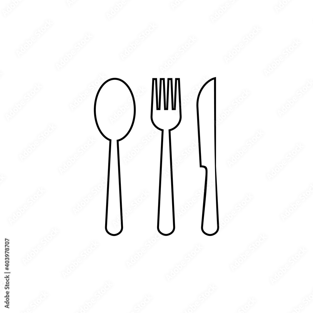 spoon and fork icon vector. spoon, fork and knife icon vector. restaurant icon spoon and fork icon vector. spoon, fork and knife icon vector. restaurant icon