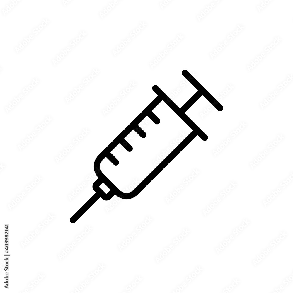 Syringe icon vector. injection icon vector. Syringe icon vector. injection icon vector.