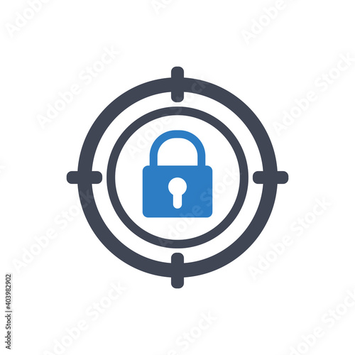 Target lock icon