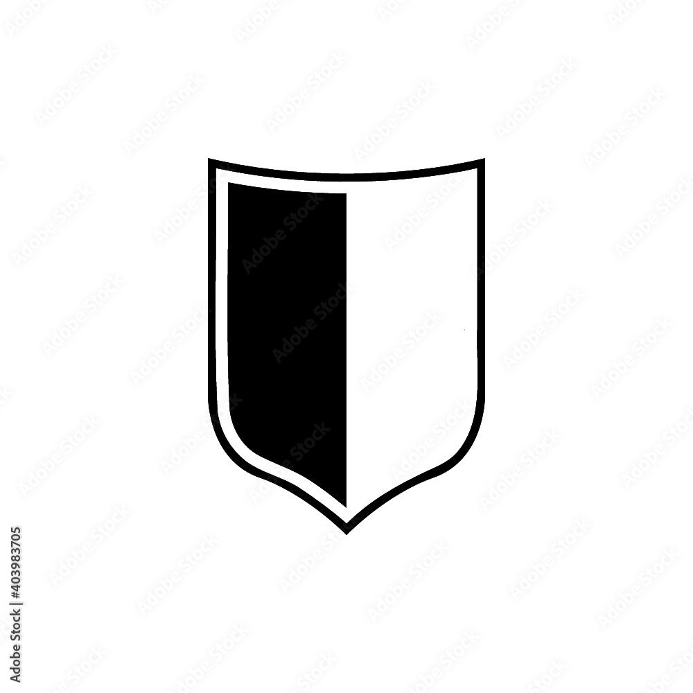 Shield, guard icon isolated on white background Shield, guard icon isolated on white background