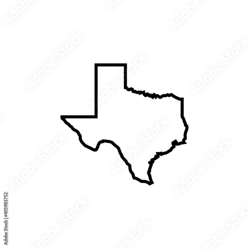 Texas icon vector. texas sign symbol