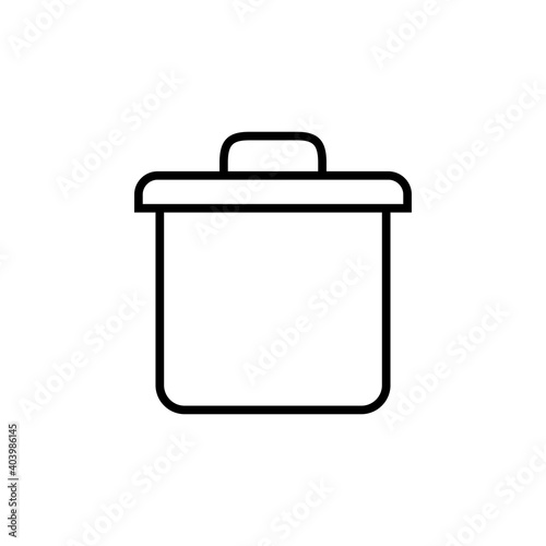 Trash icon vector. trash can icon. delete icon vector. garbage