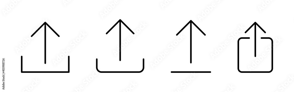 Upload icon vector. load data symbol Upload icon vector. load data symbol