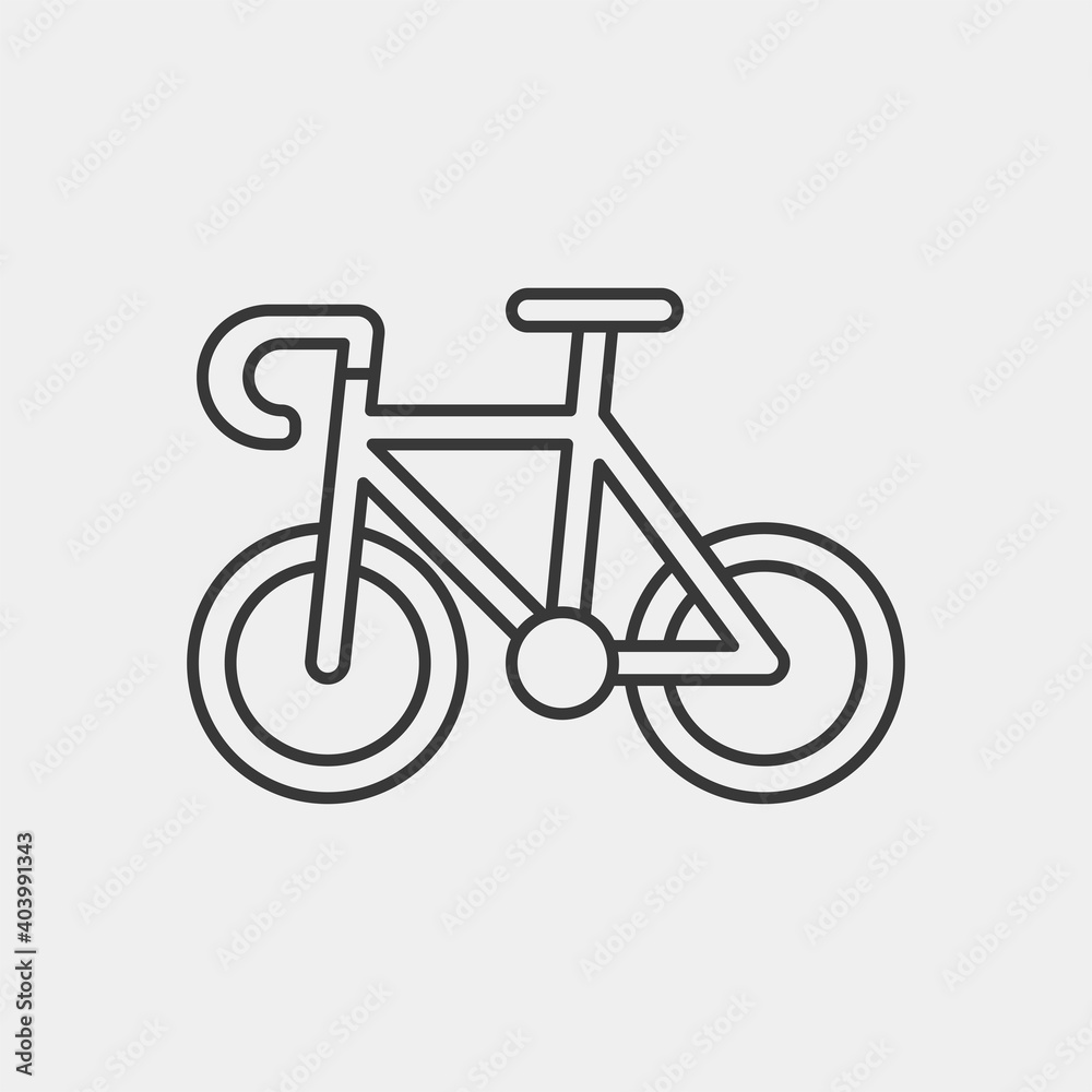 Bicycle icon isolated on background. Bike symbol modern, simple, vector, icon for website design, mobile app, ui. Vector Illustration Bicycle icon isolated on background. Bike symbol modern, simple, vector, icon for website design, mobile app, ui. Vector Illustration