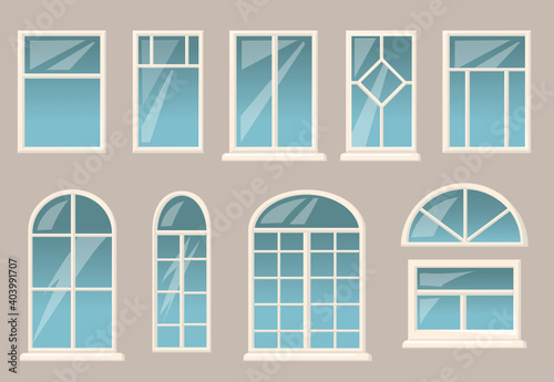 Various windows set