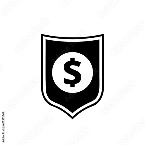 Wallpaper Mural Guaranty shield icon isolated on white background Torontodigital.ca