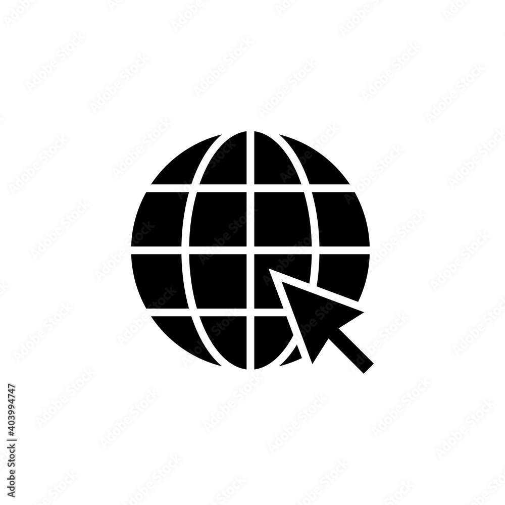 Web icon vector. go to web icon. web click icon Web icon vector. go to web icon. web click icon