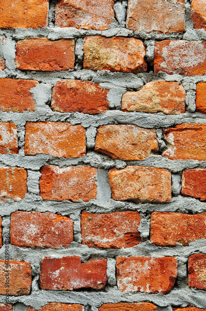 wall made of concrete and bricks wall made of concrete and bricks