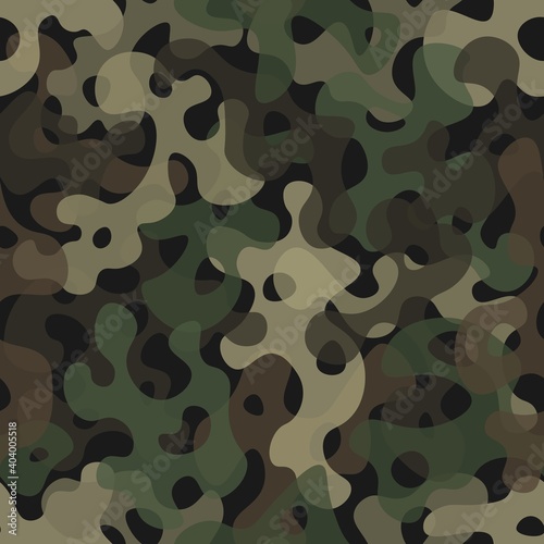 Camouflage seamless pattern background masking camo repeat print