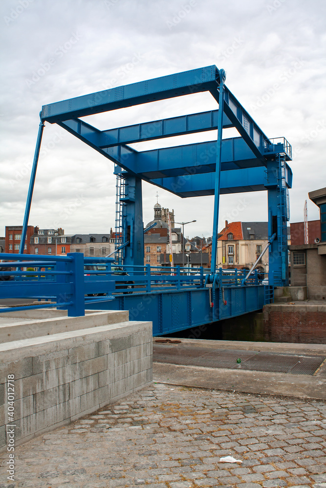 Dieppe. Le pont levant Ango. SeineMaritime. Normandie Stock Photo — free download