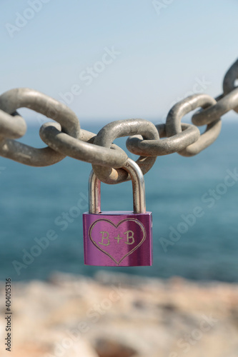 padlock and chain