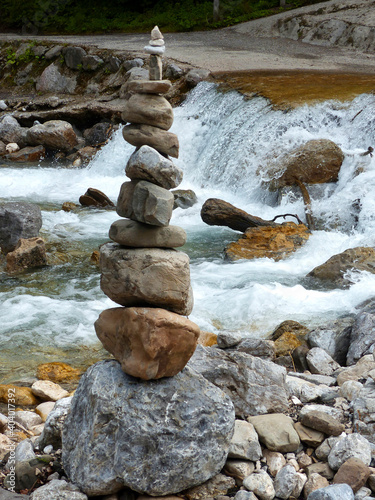 Canynon Partnachklamm n Garmisch-Partenkirchen, Bavaria, Germany photo