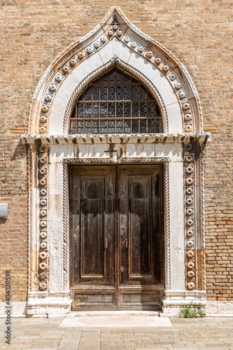 Portail de l   glise San Gregorio de Venise