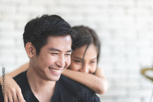 man and woman couple person...