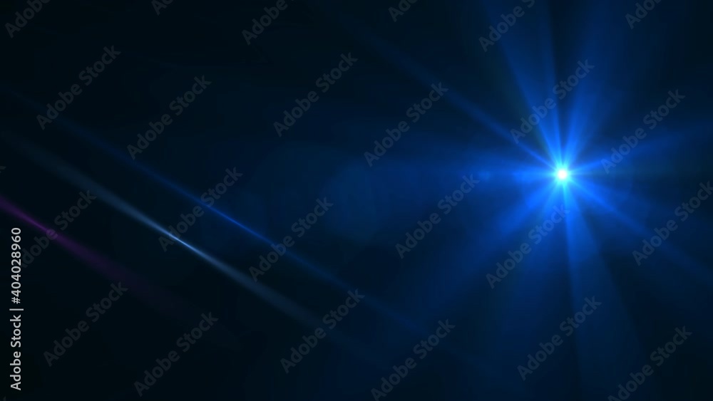Beautiful blue optical lens flare effect Beautiful blue optical lens flare effect