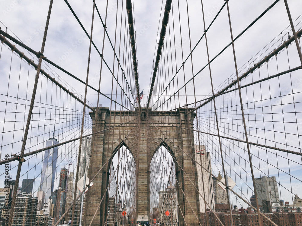 Obraz premium New York Brooklyn Bridge