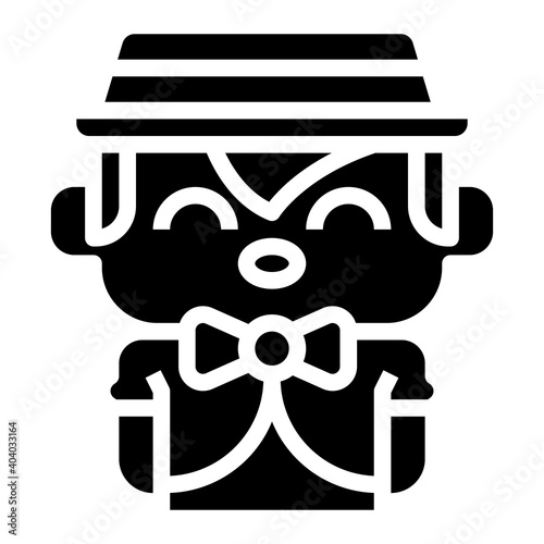 Pinocchio icon for web element , webpage, application, card, printing, social media, posts etc.