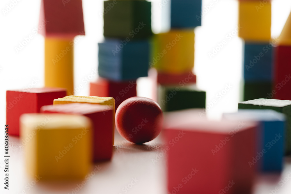 children's toys made from natural material. wood toys for developmental. colorful wood toys and toys for cognitive rehabilitation  