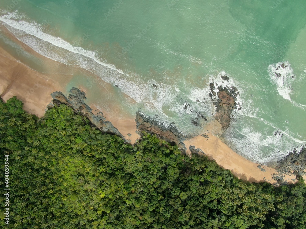 The Telok / Teluk Melano Coastline and Beach at the most southern tip ...