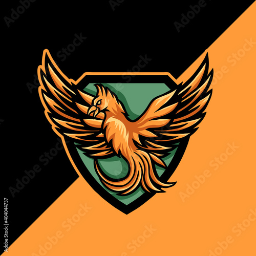 phoenix esport mascot logo