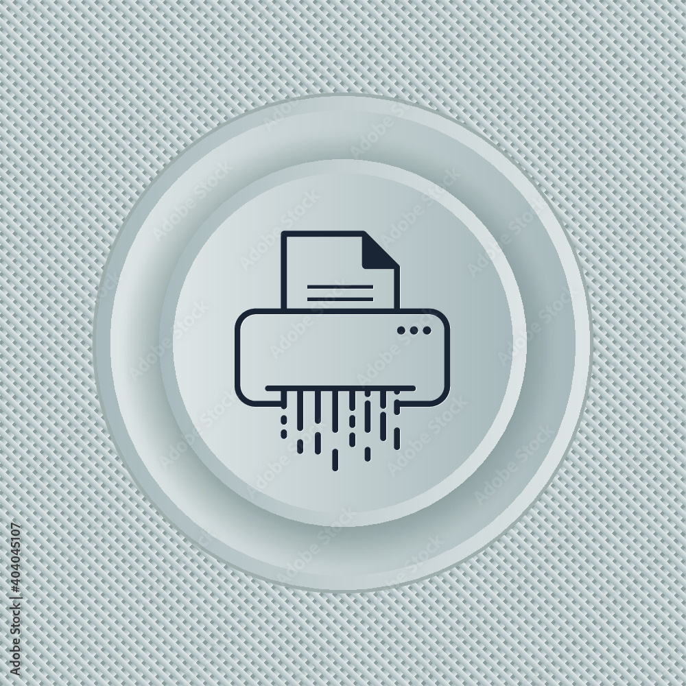 Recovery file sign. Single line icon on white background. Vector illustration Recovery file sign. Single line icon on white background. Vector illustration