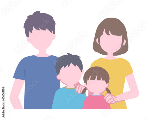 家族のイラスト