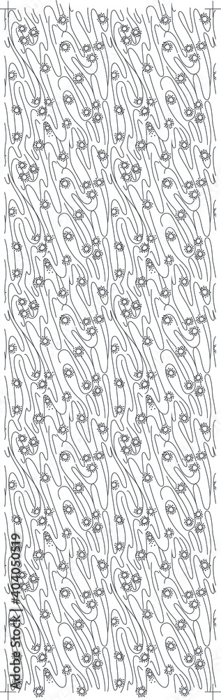 Fototapeta premium wave line and dot pattern design