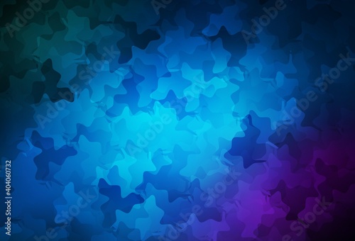 Dark Pink, Blue vector template with chaotic shapes.