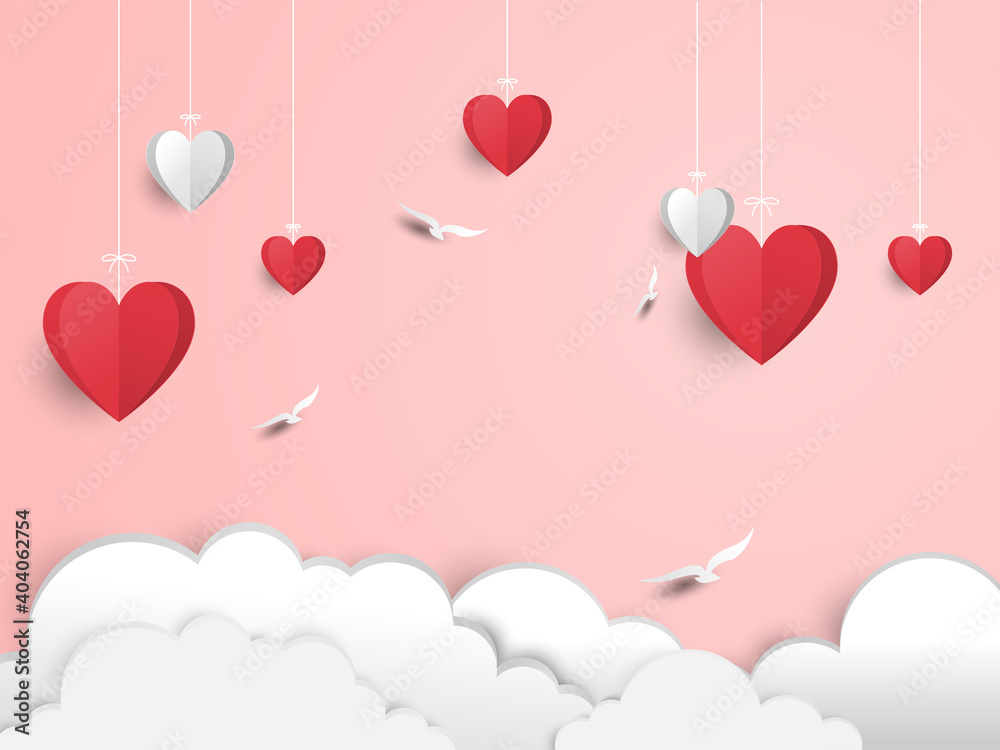 valentine's day vector graphic design, background
