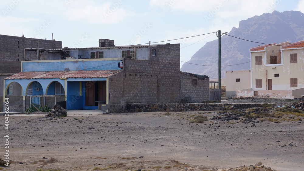 a store in Caihau, on the island Sao Vicente, Cabo Verde, in the month of November